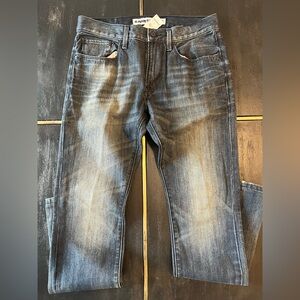 Express Slim Straight Men's Faded Blue Jeans